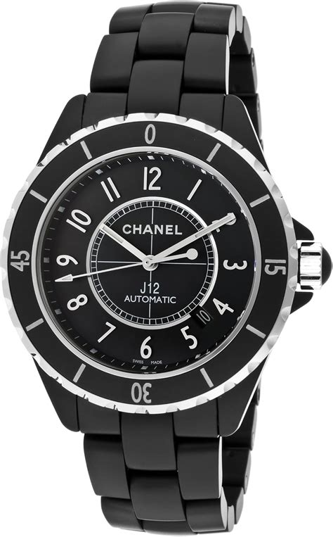 black chanel watch replica|chanel j12 automatic watch.